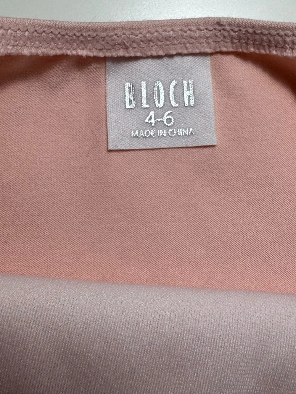 BLOCH Girls Ballet Leotard Short Sleeve Pink Size 4-6 NWT Dancewear
